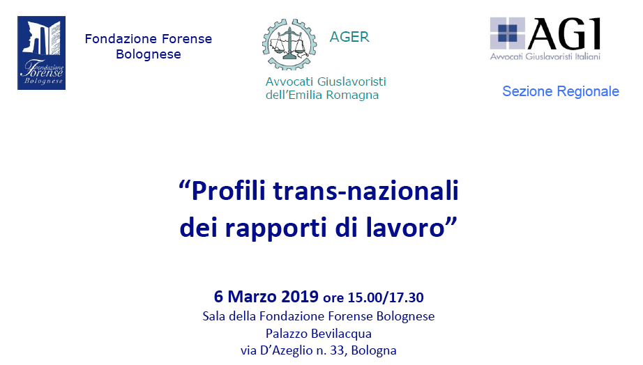 “Profili trans-nazionali dei rapporti di lavoro”